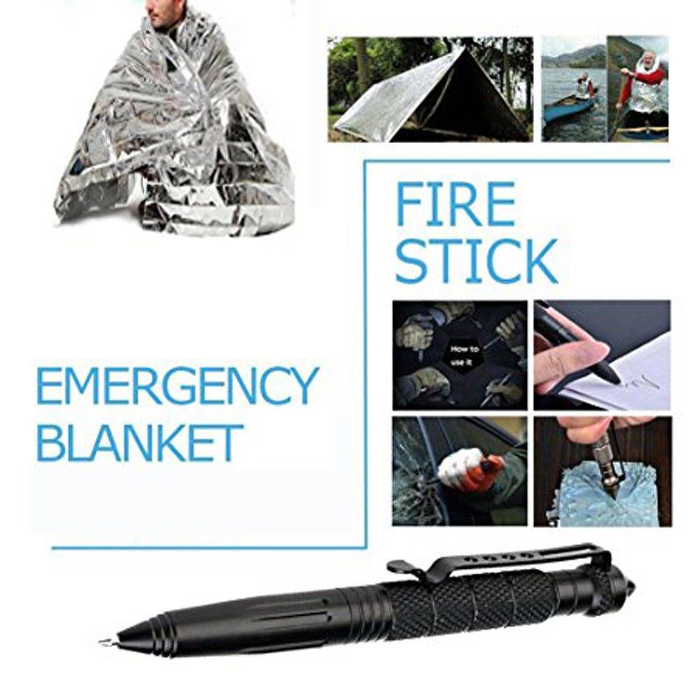 11 in 1 Survival Kit, Outdoor Camping Multi-Function Emergency Kit