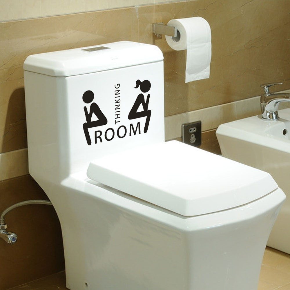 "Thinking Room" Toilet Bathroom Sticker