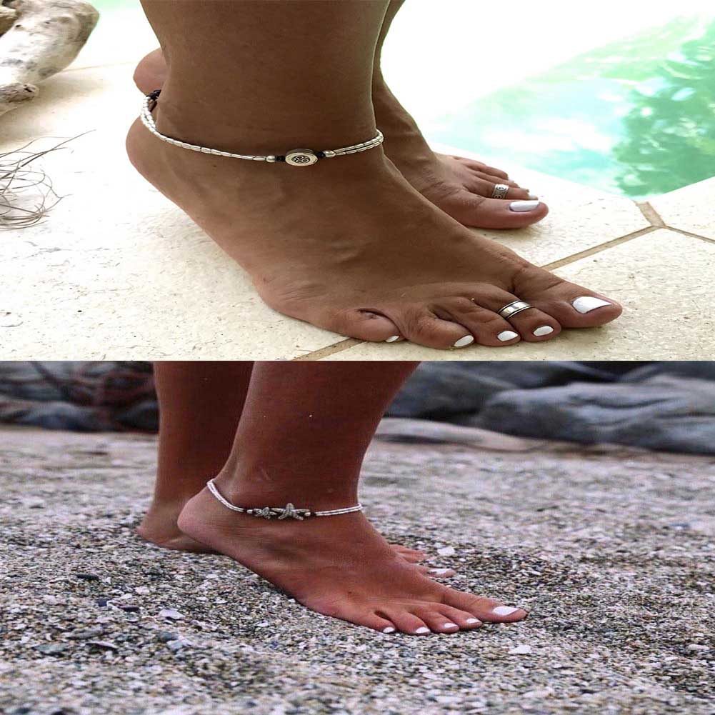 Boho Starfish Anklet Bracelet Jewelry
