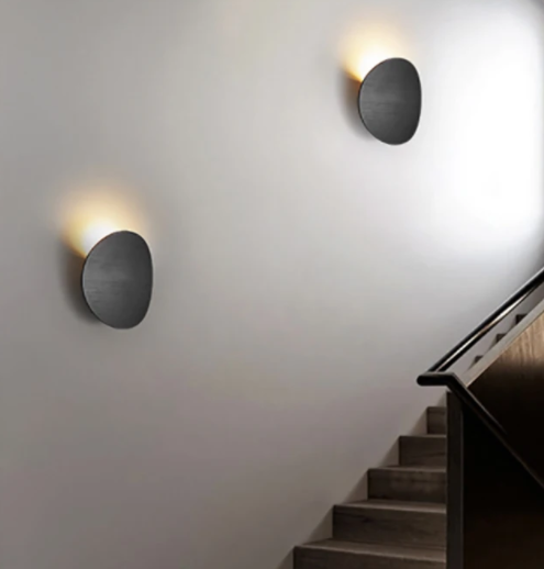 Modern Wall Lamp In Black Or White