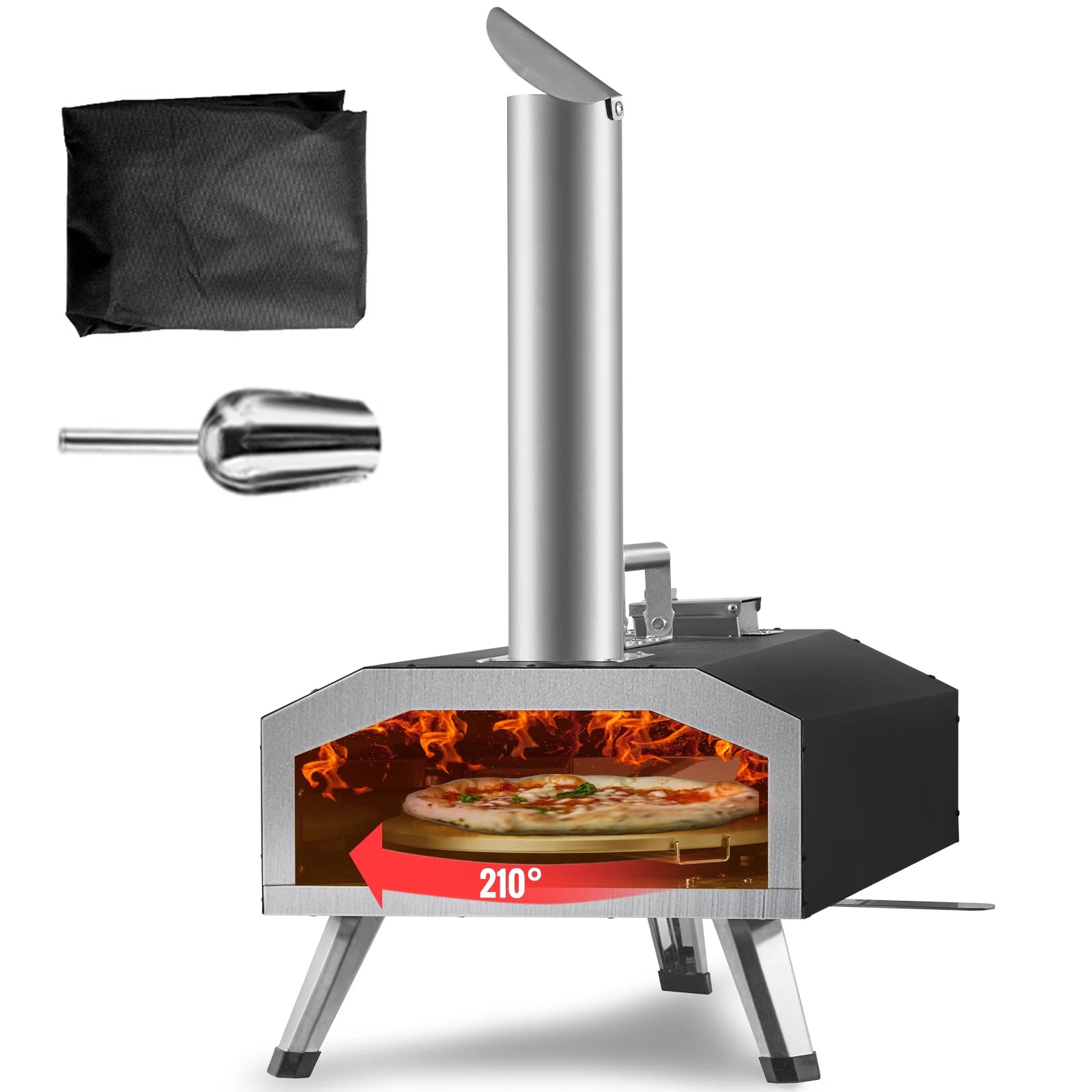 VEVOR Multi-fuel Outdoor Pizza Oven