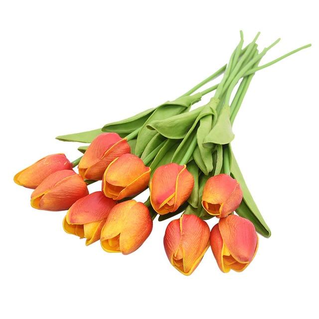 Tulipanes artificiales