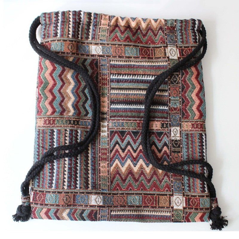 Hippie Handbag, Shoulder Bag And Backpack In 1