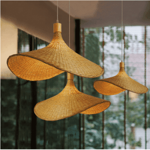 Bamboo Wicker Lamp
