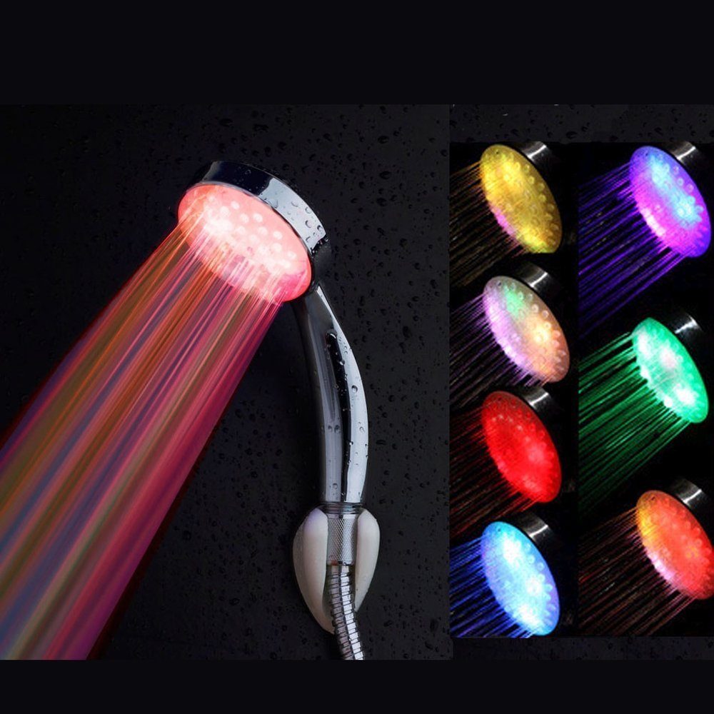Magic Shower Head With Multi Color LED Light
