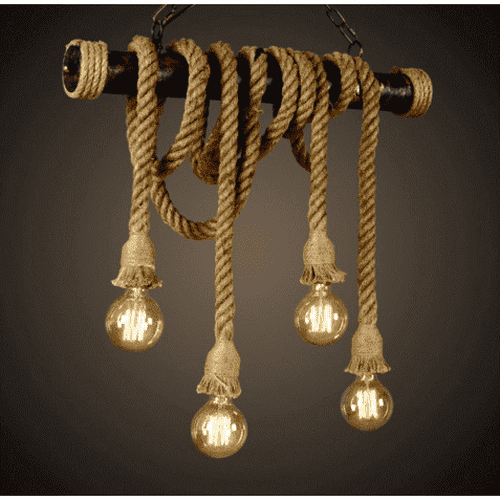 Vintage Rope Lamp