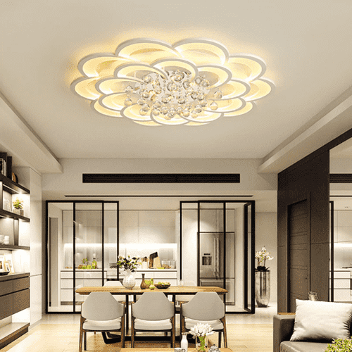 Modern Led Ceiling Lights With Crystal
