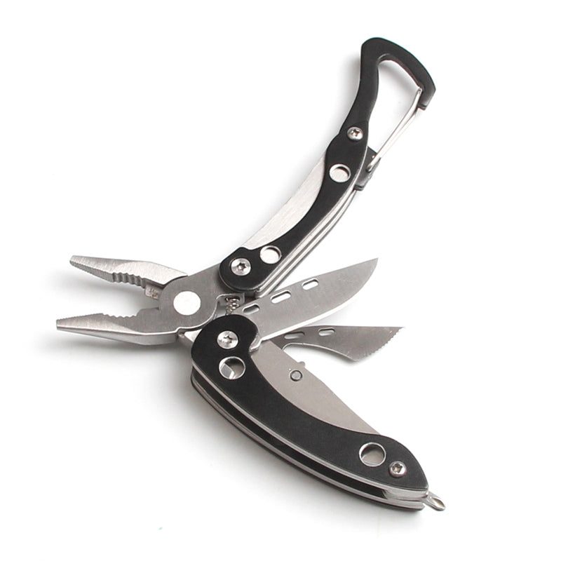 Folding Pocket Multi Tool Knife Saw Pliers Can Opener Screwdriver
