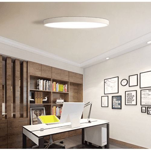 Panel de luz de techo LED moderno con control remoto