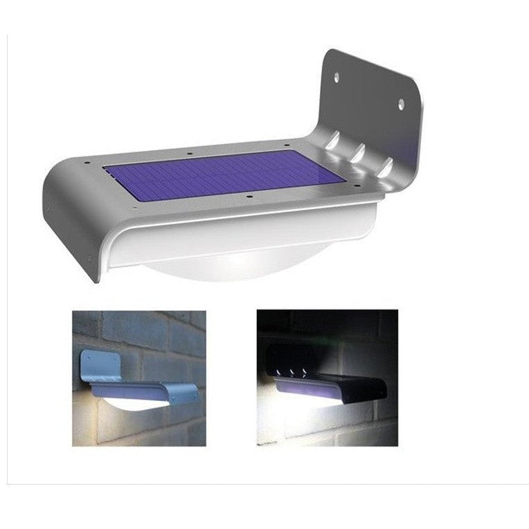16 Lumo di sicurezza del sensore di movimento a motore solare a LED Luce impermeabile esterna