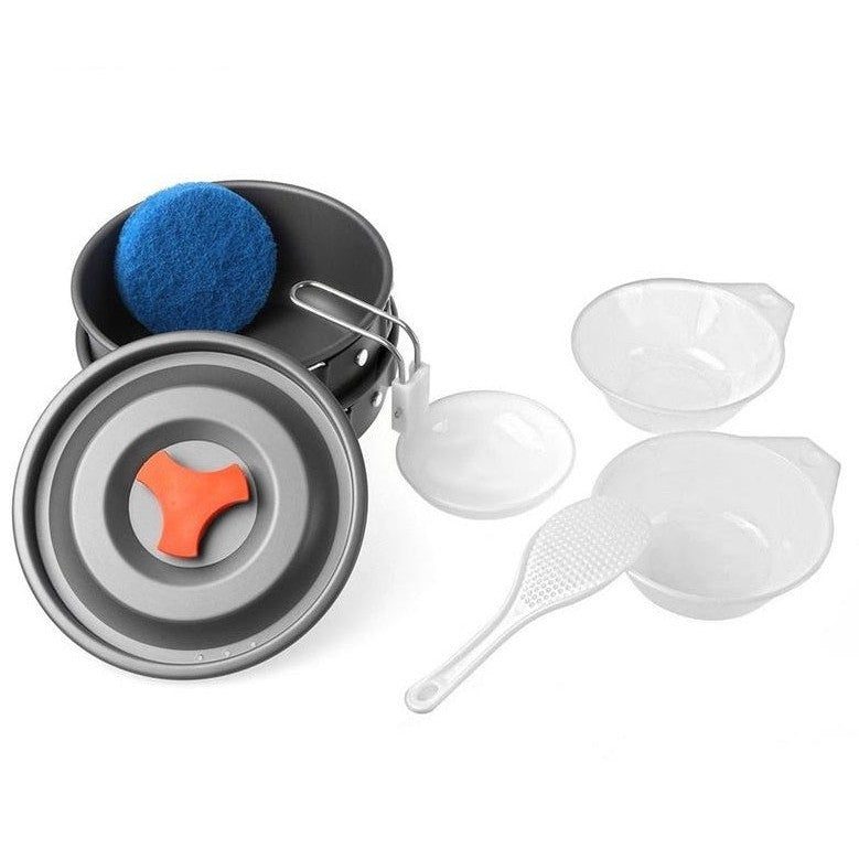 9 Piece Cooking Set Ideal For Outdoor Camping