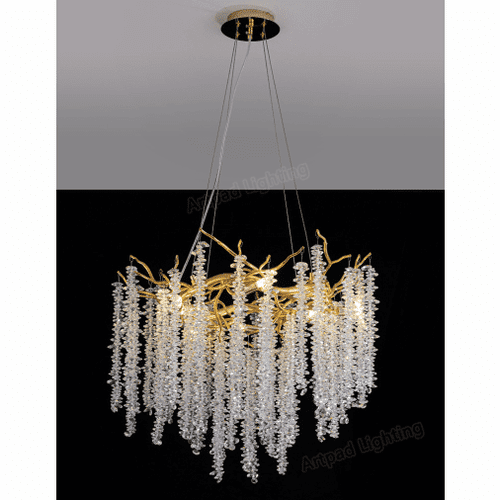 crystal tassel chandelier