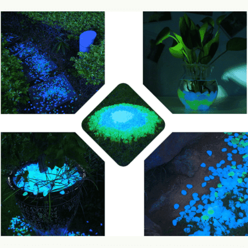 Glow In The Dark Garden Pebbles Decoration