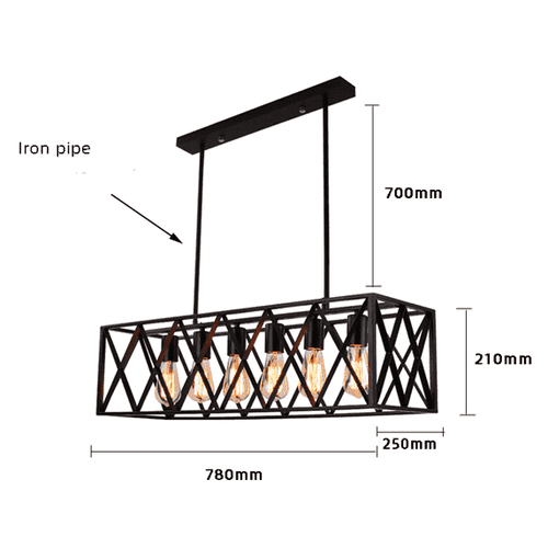 Industrial Design Vintage Hang Light