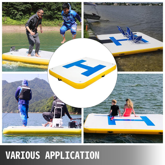 inflatable floating dock