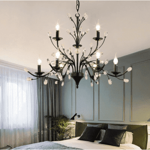 chandelier with crystal