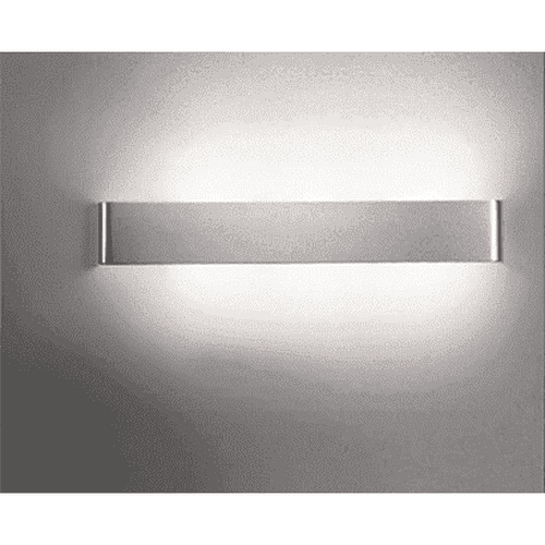 Minimalist Wall Lamp In Black or Silver