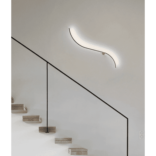 minimalist lighting stairs