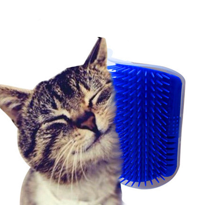 Cat Self Grooming, Hair Removal Brush With Catnip
