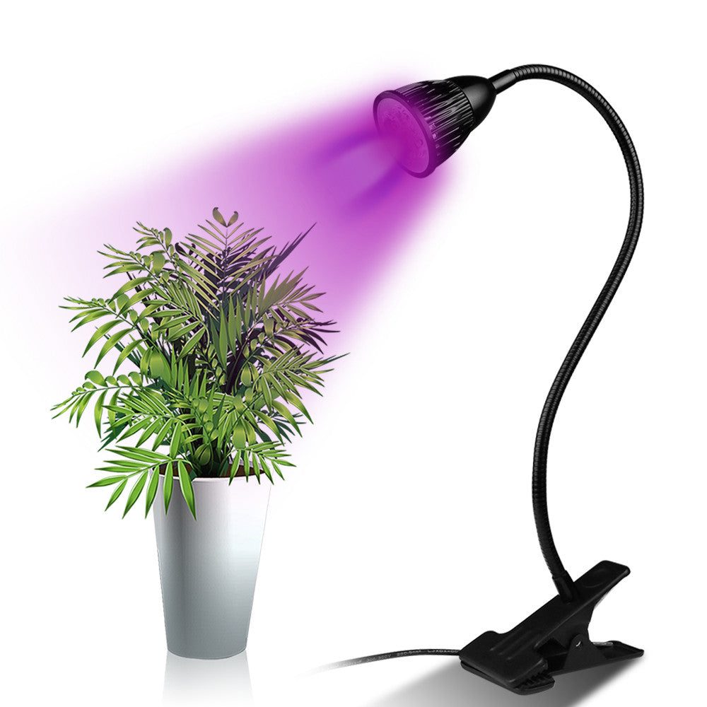 Lámpara de cultivo LED con clip