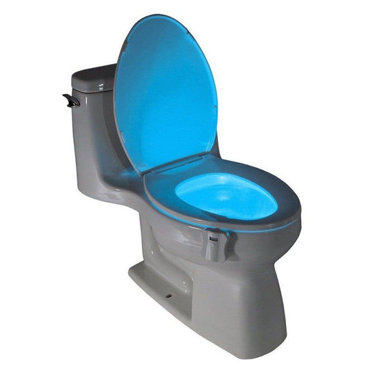 8 Farb -LED -Lichtbewegungssensor Automatische Toilettenschüssel Nachtlicht