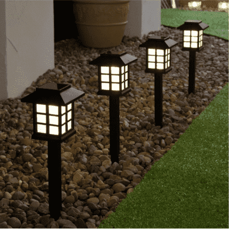 10 Pcs Outdoor Solar Garden Lights