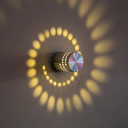 Spiral Effect Wall Lamp