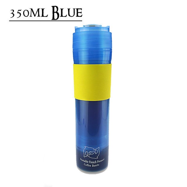 Portable And Lightweight French Coffee Press Bottle With Double Insulated Wall 350ml