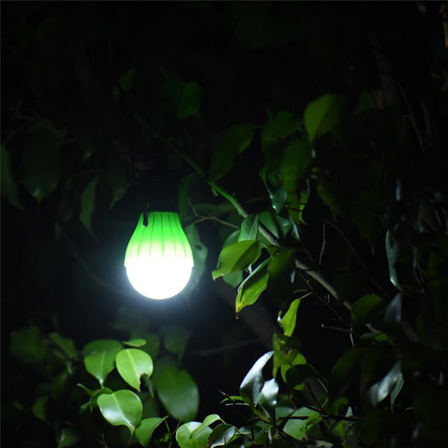 Portable Hanging 3 LED Light Ideal For Camping Outdoors Garden